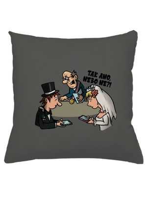 Svatební obřad polštář Gray Pol