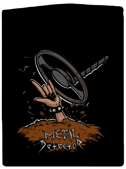 Metal detector dámská mikina na zip Black