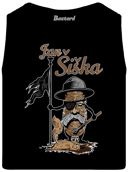 Jan Šiška pánské tílko Black