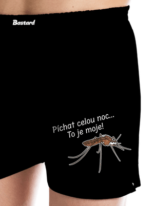Komár s výdrží pánské trenky Black