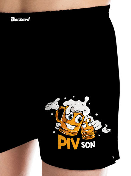 Pivson pánské trenky Black