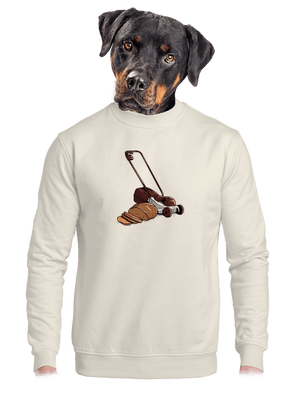 unisex mikina bez kapuce