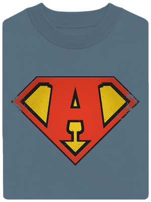 Jsem superhrdina unisex mikina bez kapuce Nordic Blue