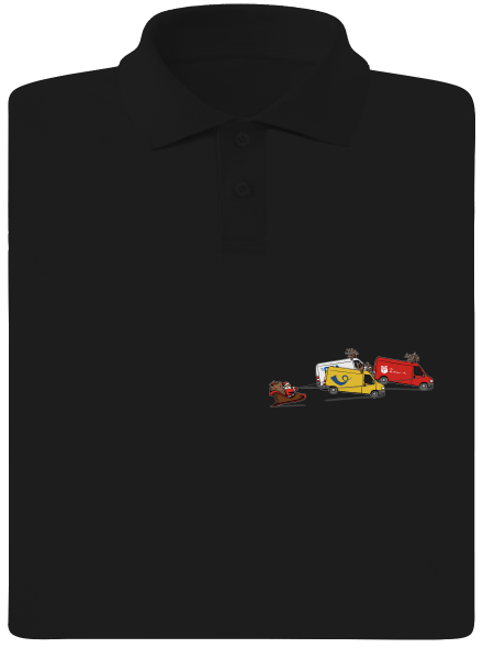 Santa se soby pánská polokošile Black