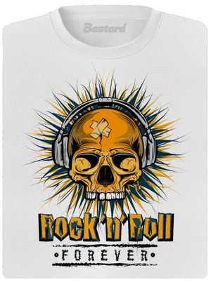 Rock'n'Roll forever dámské sportovní tričko White