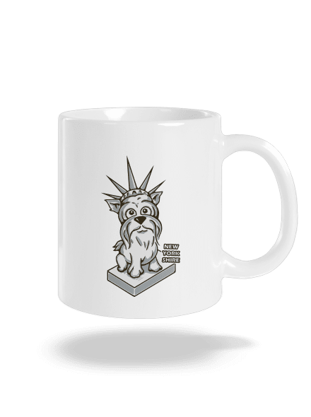 New Yorkshire klasický hrnek White