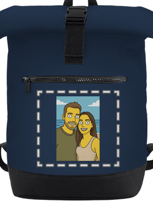Simpsonovi z vlastní fotky batoh French Navy