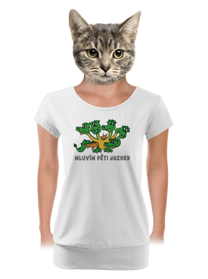 dámské tričko s lemem