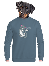 unisex mikina bez kapuce