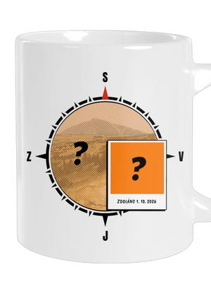 Zdoláno velký hrnek White