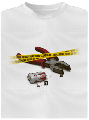 Zoubkovražda dětské sportovní tričko White