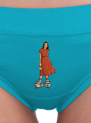 Lodičky dámské kalhotky Turquoise