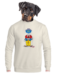 unisex mikina bez kapuce