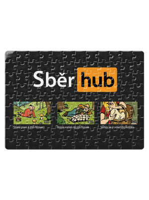 Sběr hub puzzle White