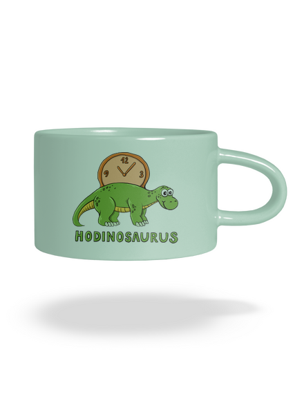 Hodinosaurus hrnek makronka Mint Macaron
