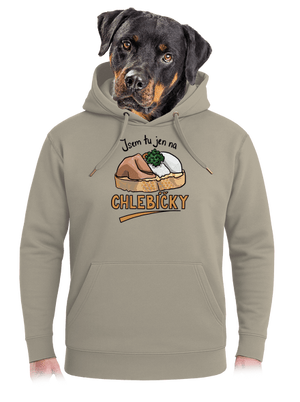 Na chlebíčky unisex mikina premium Pastel Macchiato