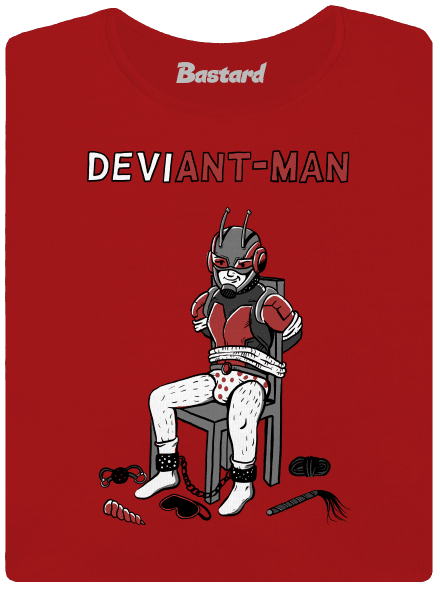 DeviAnt-man dámské tričko s lemem Red Mal