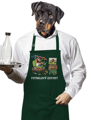 Fotbalový expert zástěra Bottle Green