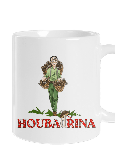 Houbadřina klasický hrnek White