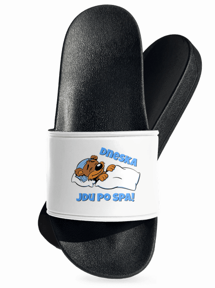 Dneska jdu po spa pantofle White