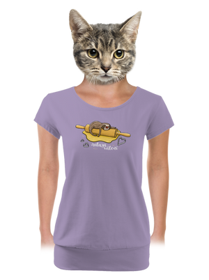 Miluju válení dámské tričko s lemem Lavender