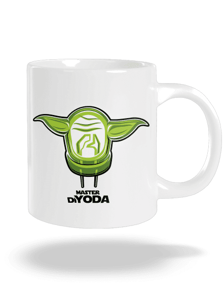 Mistr DiYoda velký hrnek White