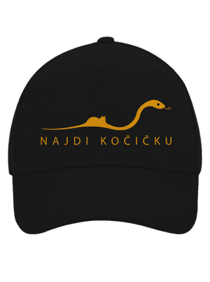 Najdi kočičku kšiltovka baseballka Black