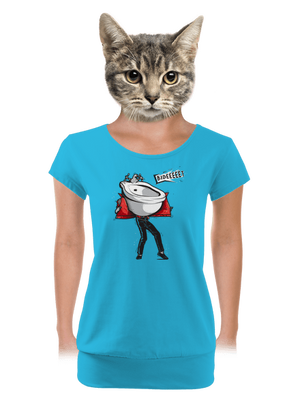 dámské tričko s lemem