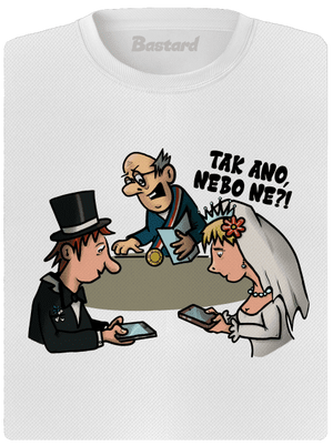 Svatební obřad dámské sportovní tričko White