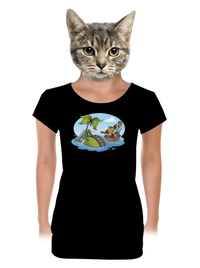 dámské tričko s lemem