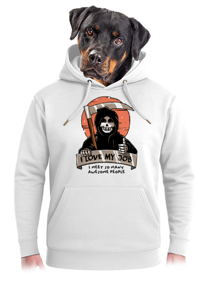 I love my job unisex mikina premium Snowwhite