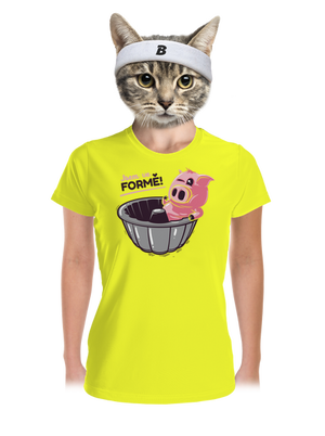 Ve formě dámské sportovní tričko Neon Yellow