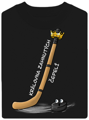 Král zahnutých čepelí - hokej unisex mikina bez kapuce Black