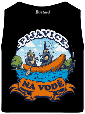 Pijavice na vodě pánské tílko Black