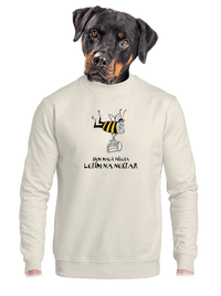 unisex mikina bez kapuce