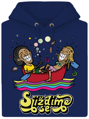 Sjíždíme se unisex mikina premium Navy