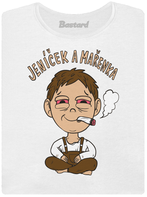 Jeníček a mařenka dámské tričko premium White
