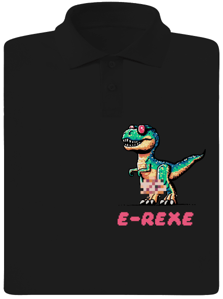 E-Rexe pánská polokošile Black