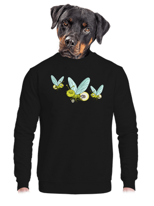 unisex mikina bez kapuce