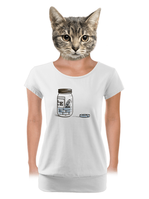 dámské tričko s lemem