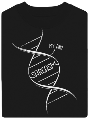 Sarcasm unisex mikina bez kapuce Black