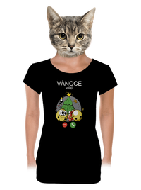 dámské tričko s lemem