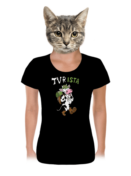 Tur na cestách dámské tričko Black