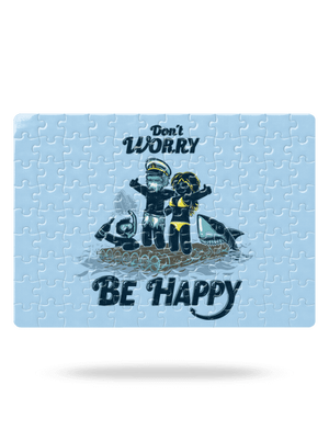 Don't worry puzzle White