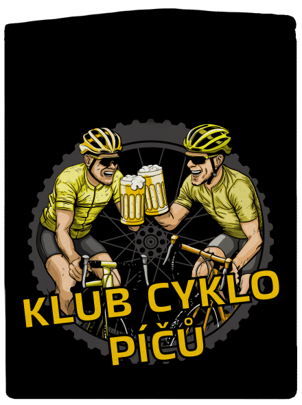 Klub cyklo píčů dámská mikina na zip Black