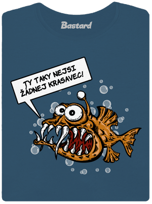 Mořský ďas dámské tričko premium Petrol Blue