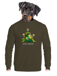 unisex mikina bez kapuce