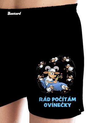 Počítám ovínečky pánské trenky Black