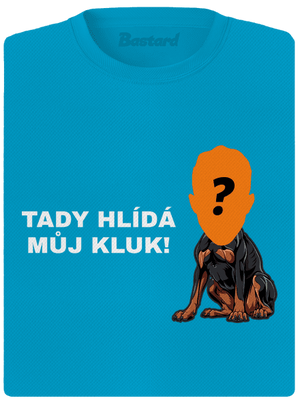 Tady hlídám já dámské sportovní tričko Blue Atol