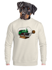 unisex mikina bez kapuce
